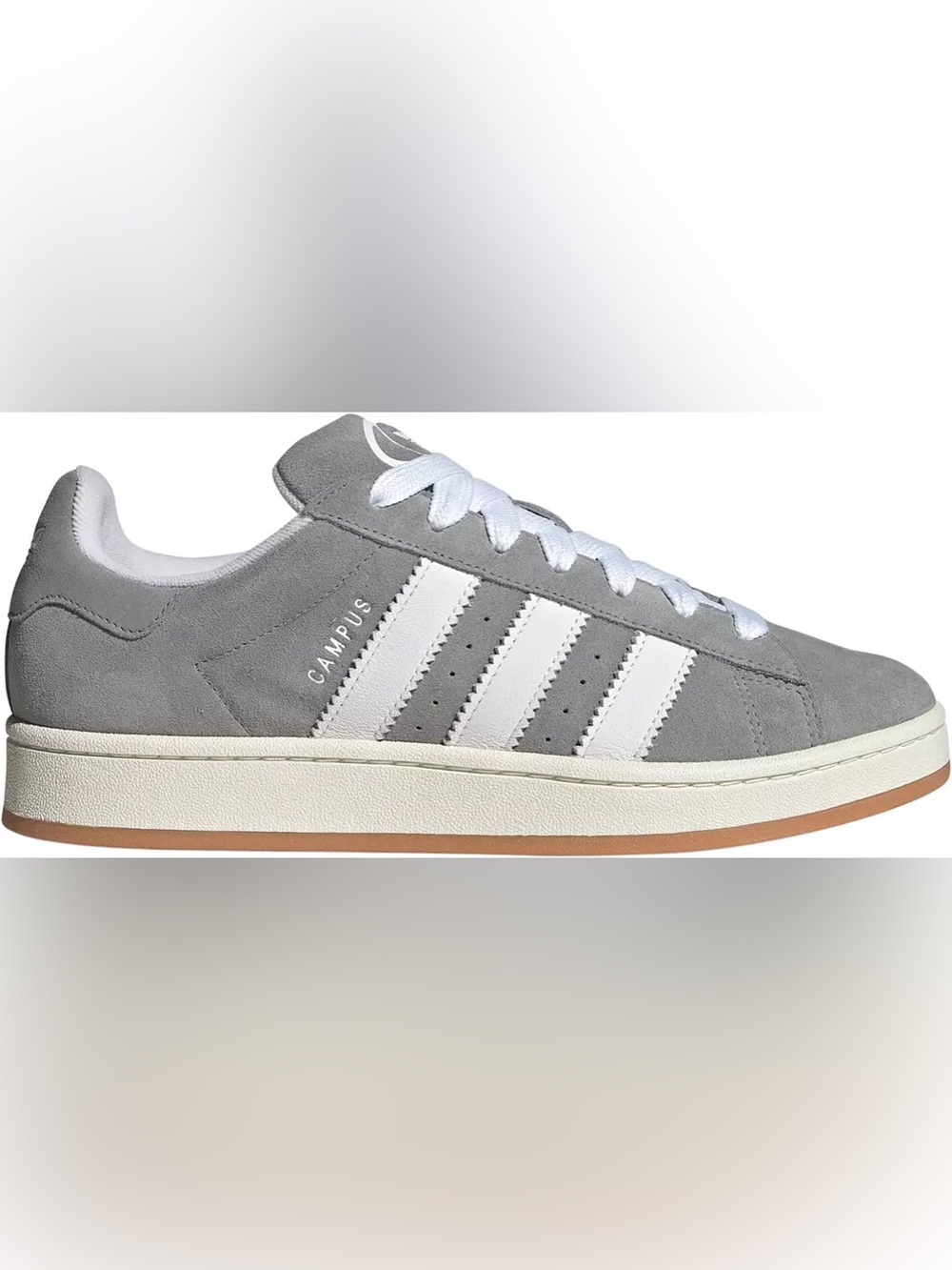 adidas Campus Sneakers in Light Gray and White